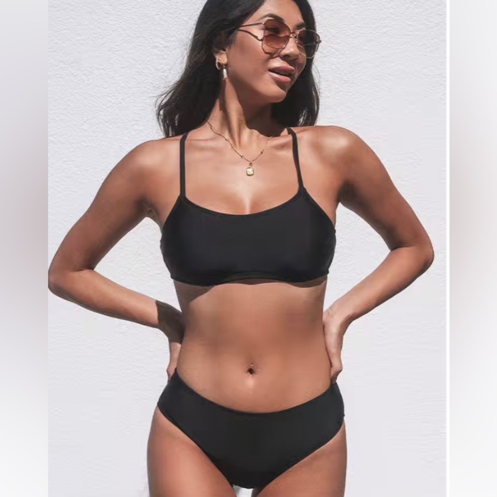 Brand new never worn Cupshe bikini set - black small